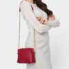 Katie Loxton - Margot Mini Crossbody Bag Garnet Red - Image 4